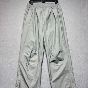 Mens Grey Waterproof Golf Hunting Hiking Large Elastic Waist Zipper Cuffs